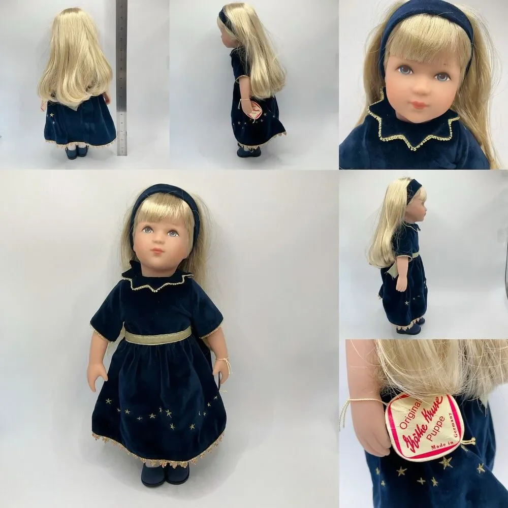 RARE Käthe Kruse Doll Lot of 2 Germany Original Outfits & Extra Accessories